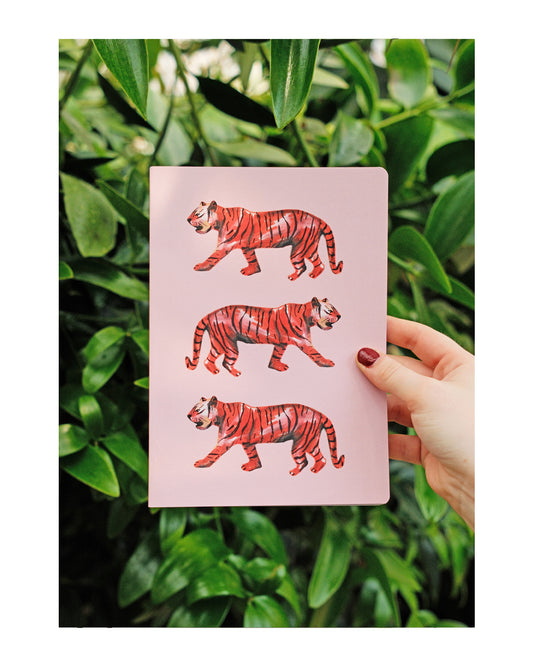 'ORANGE TIGERS A5 NOTEBOOK'