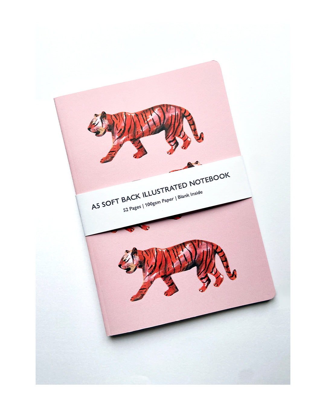 'ORANGE TIGERS' A5 SOFT BACK NOTEBOOK