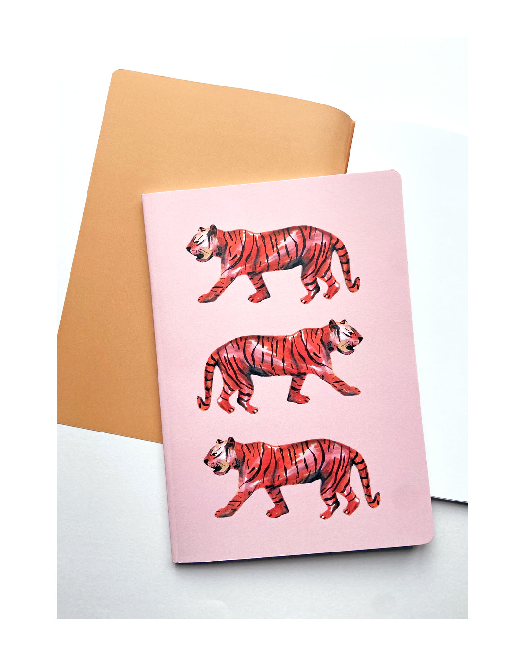 'ORANGE TIGERS' A5 SOFT BACK NOTEBOOK