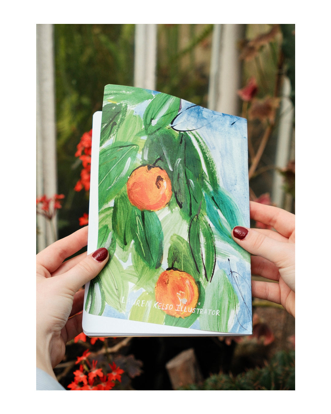 ORANGE TREES A5 NOTEBOOK