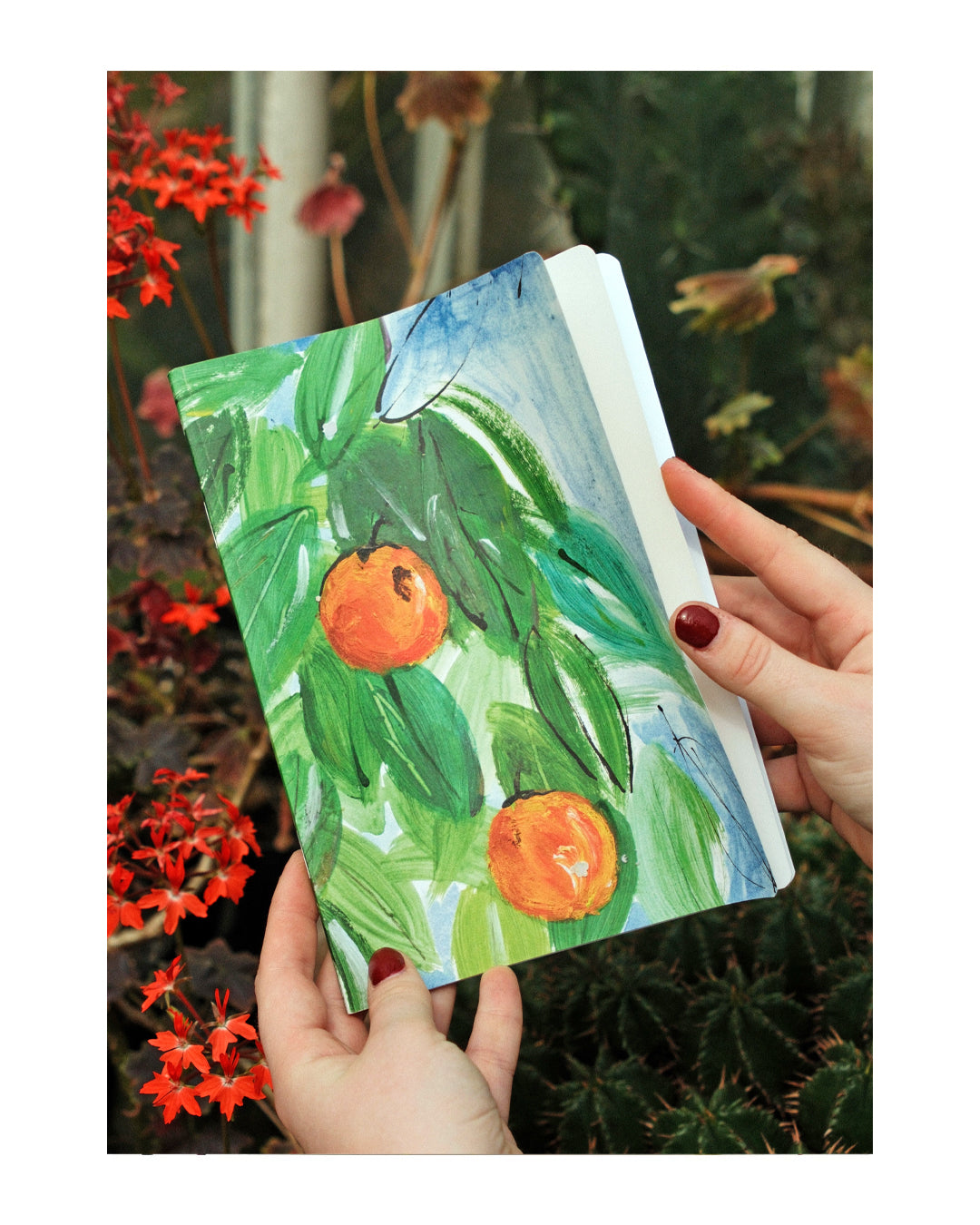 ORANGE TREES A5 NOTEBOOK