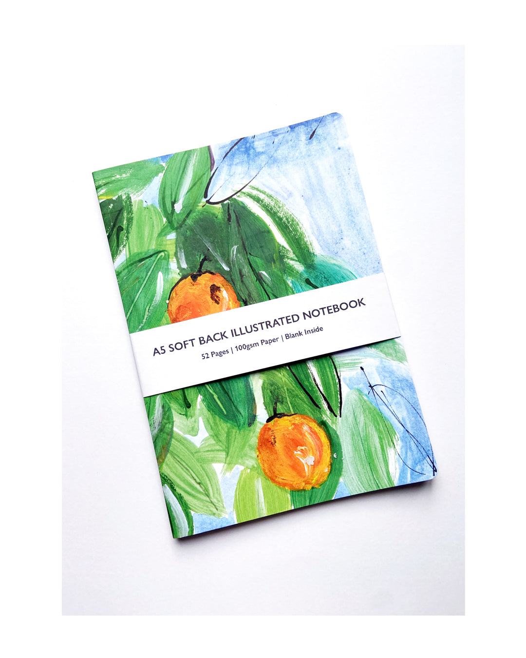 ORANGE TREES A5 SOFT BACK NOTEBOOK