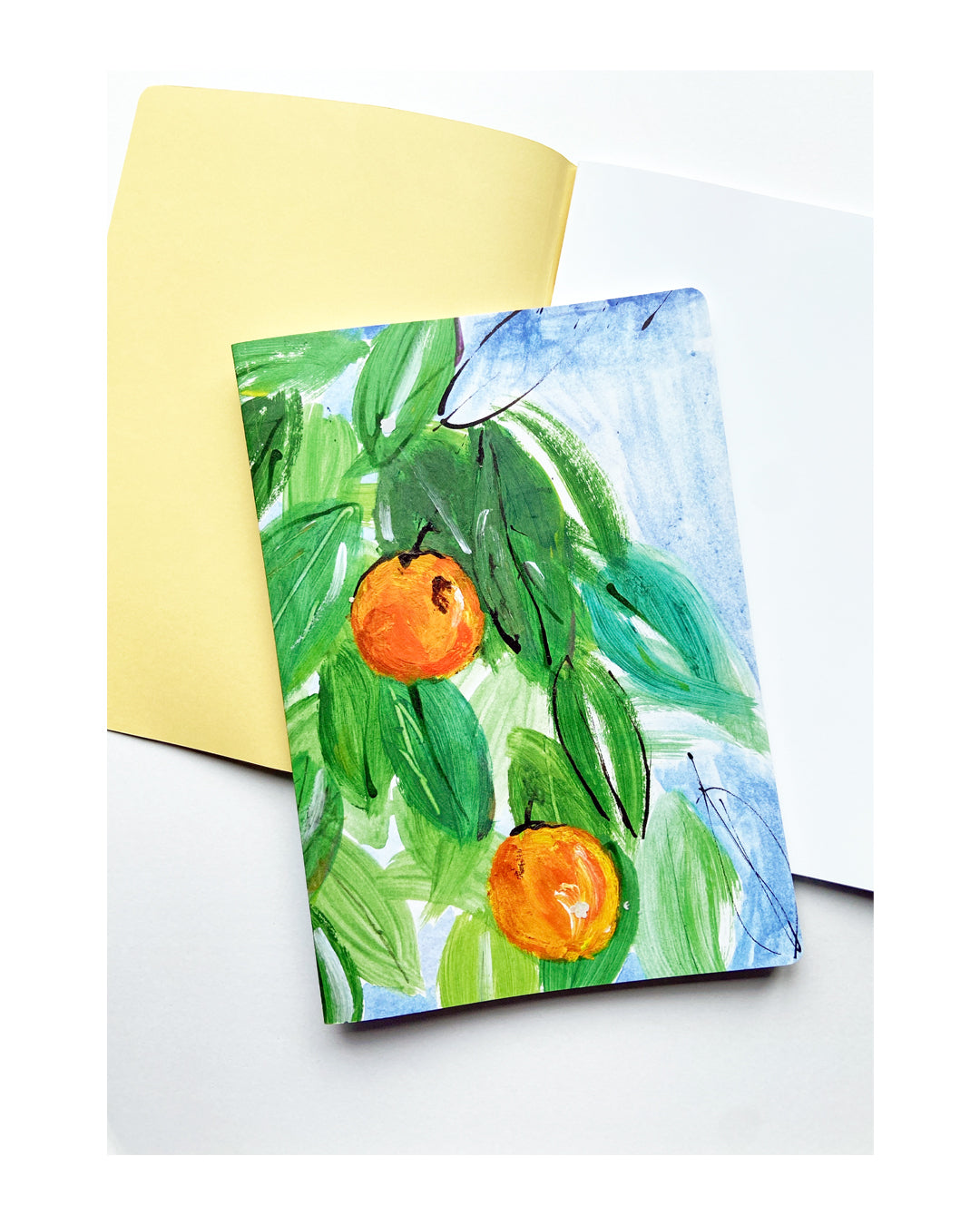 ORANGE TREES A5 SOFT BACK NOTEBOOK