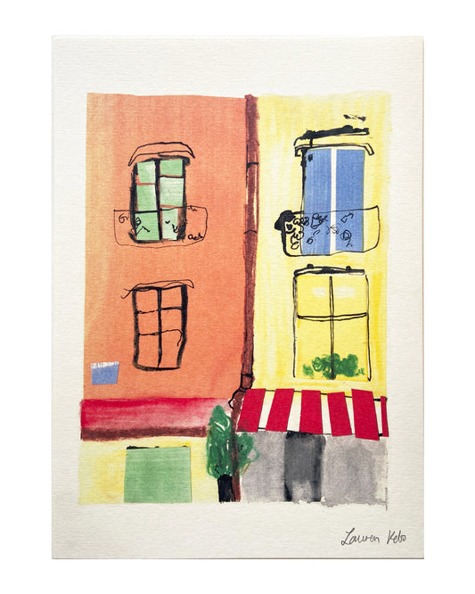 Parisian Street Print