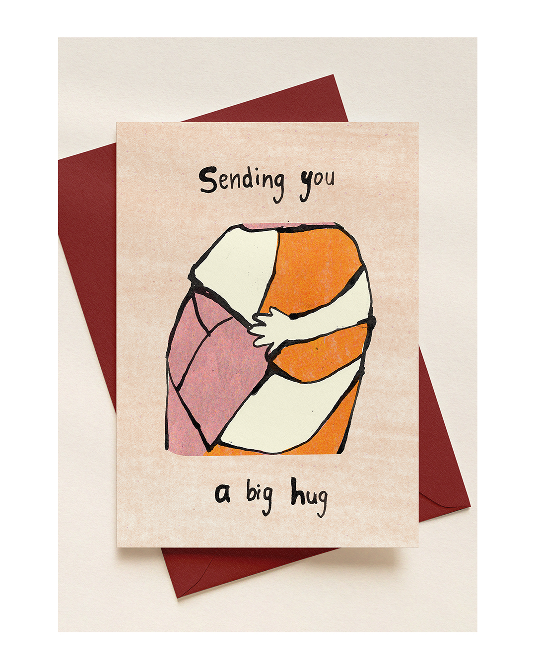 'SENDING YOU A BIG HUG' A6 CARD