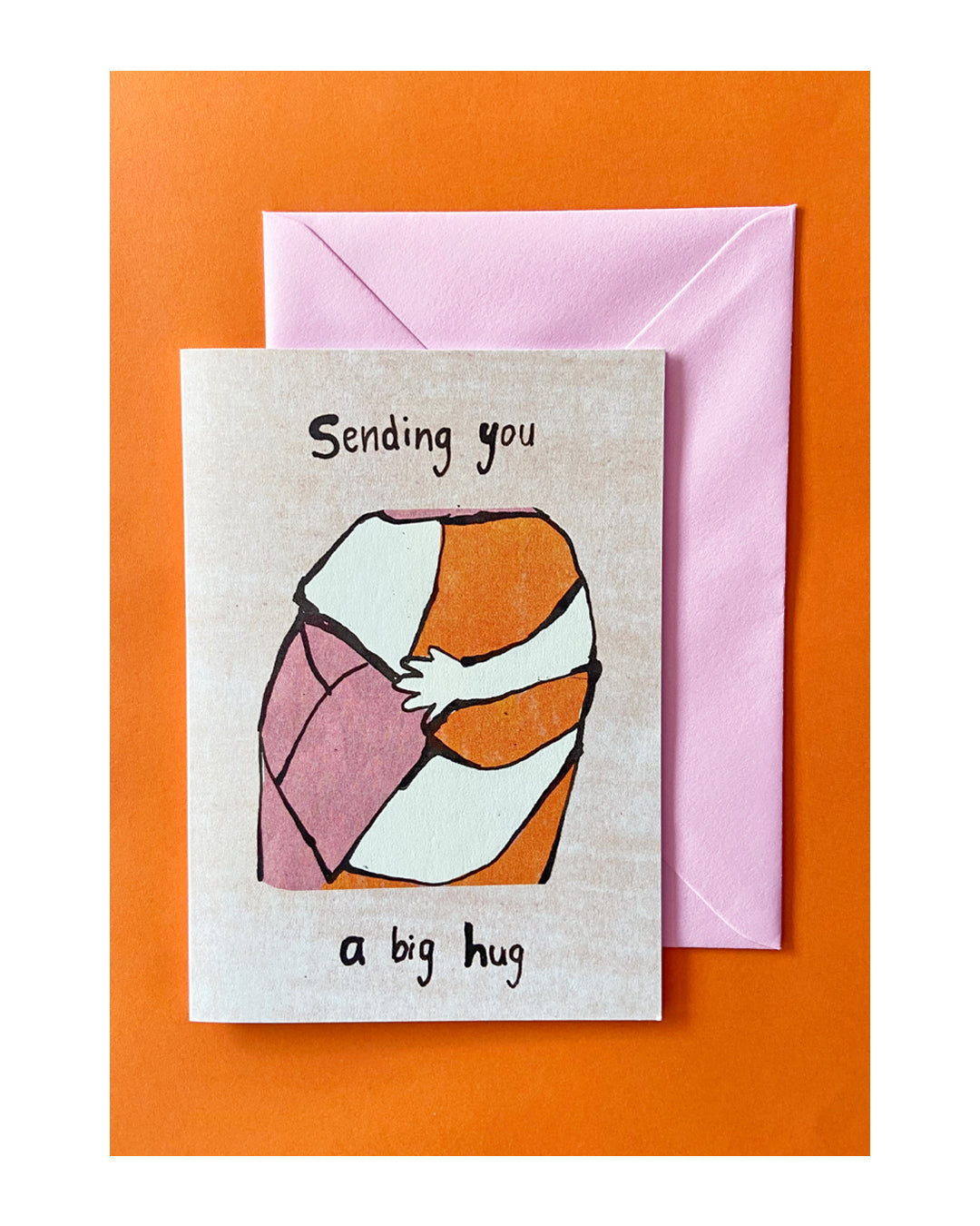 Sending You A Big Hug A6 Greeting Card