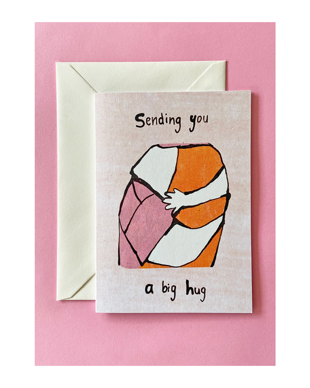 Sending You A Big Hug A6 Greeting Card