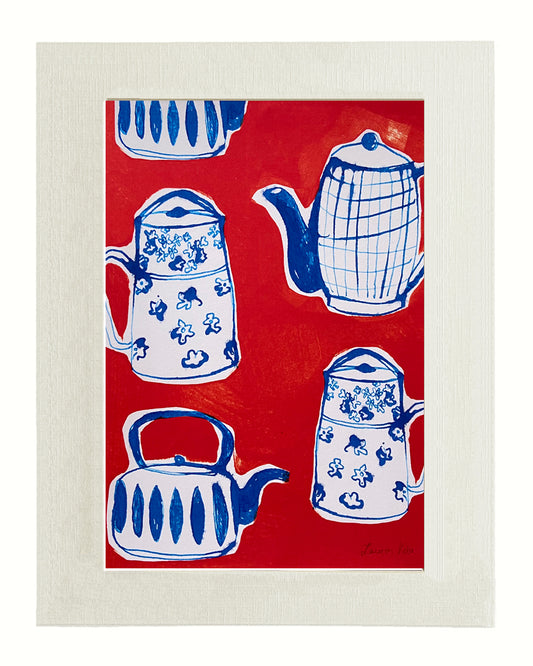 'Teapot' A4 Illustration Print