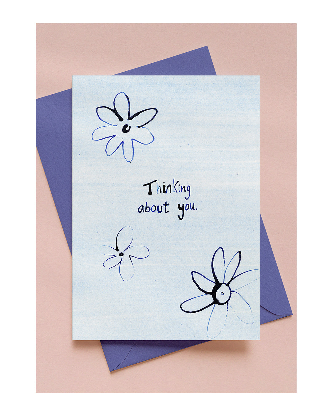THINKING ABOUT YOU A6 GREETING CARD