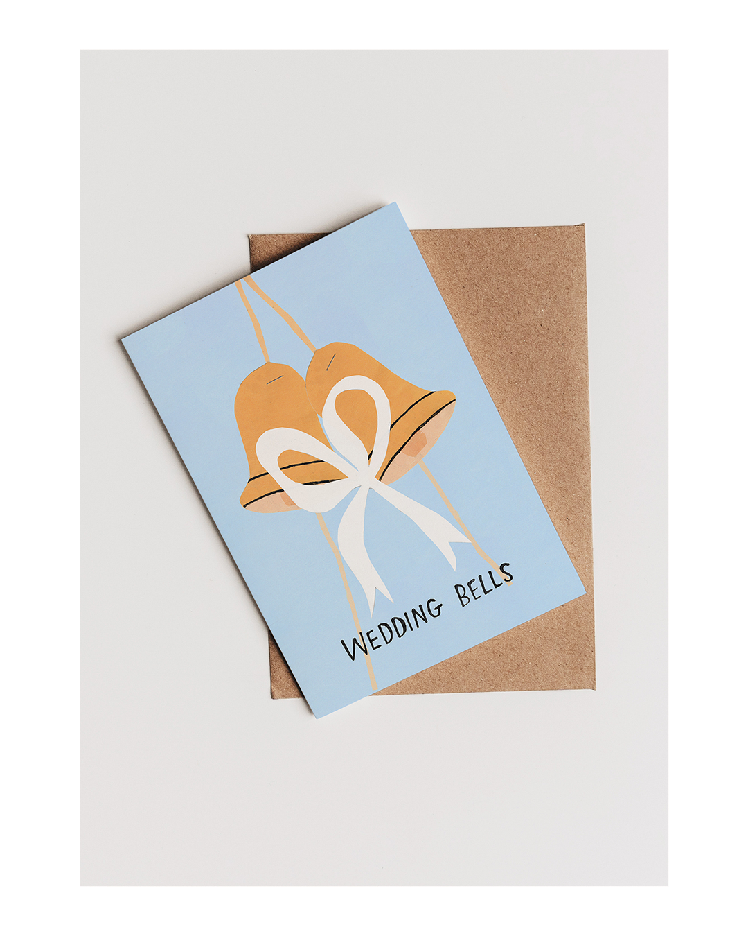 WEDDING BELLS A6 GREETING CARD
