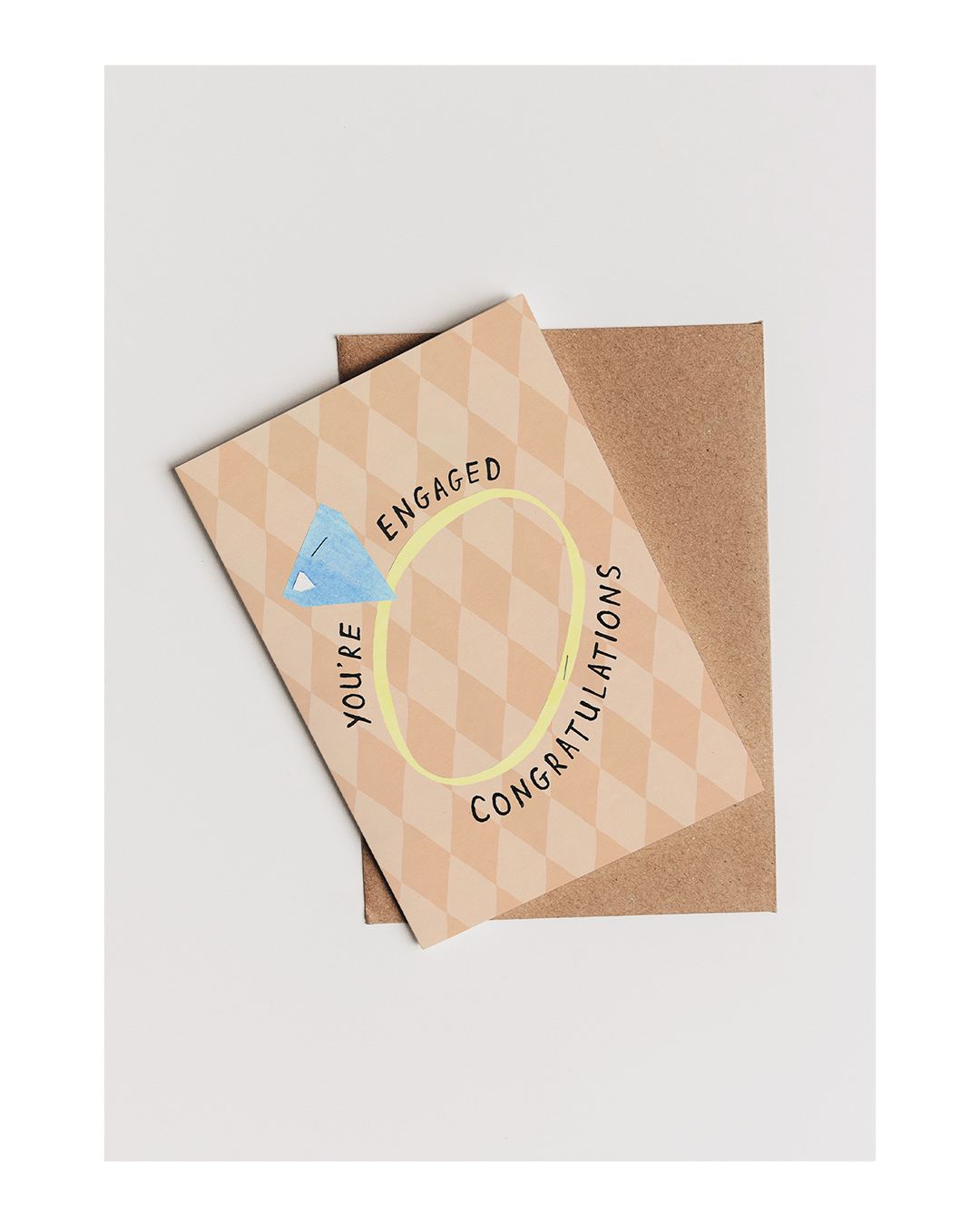 YOU'RE ENGAGED A6 GREETING CARD