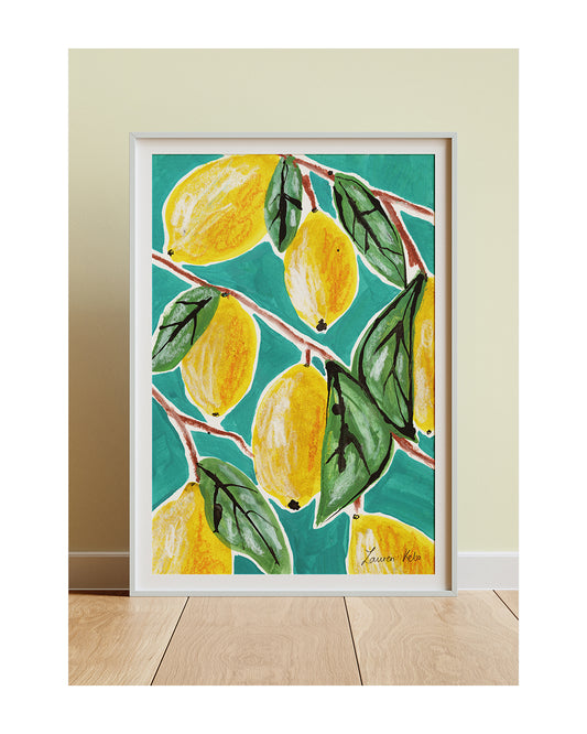 'LEMONS' PRINT