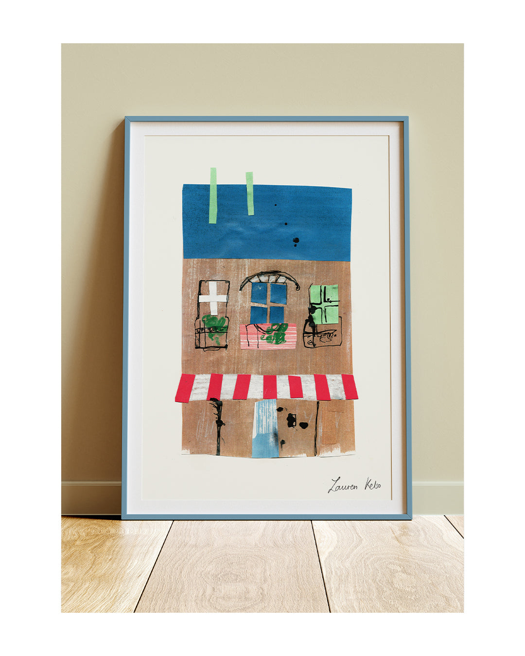 PARISIAN BUILIDNG PRINT