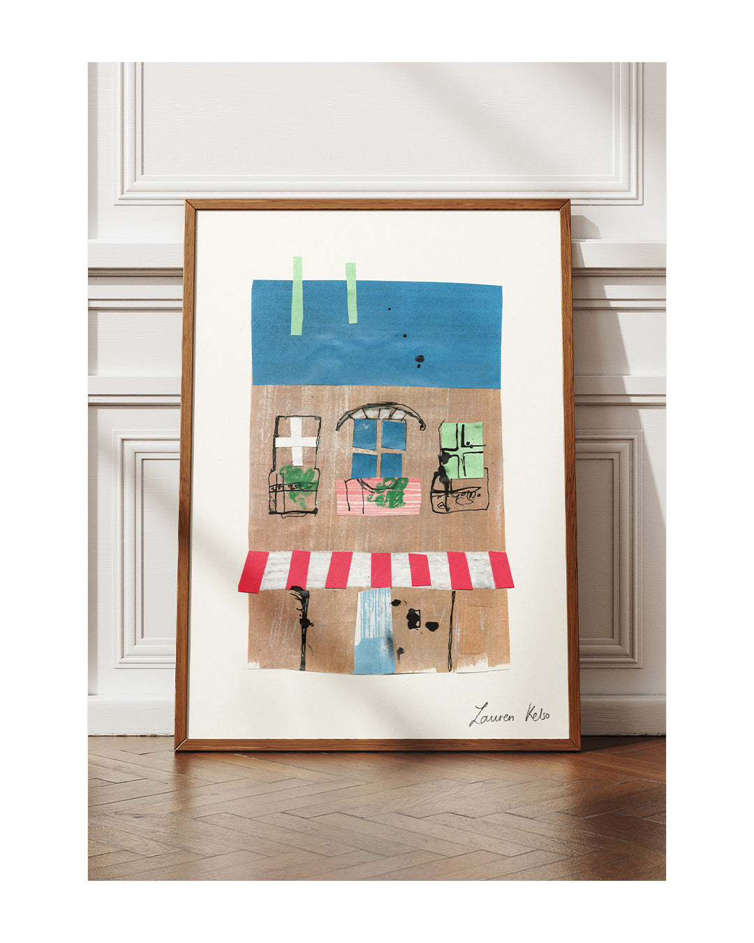 PARISIAN BUILIDNG PRINT
