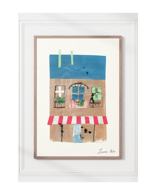 PARISIAN BUILIDNG PRINT
