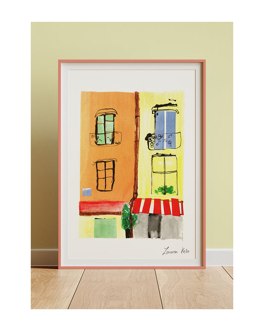 PARISIAN STREET PRINT