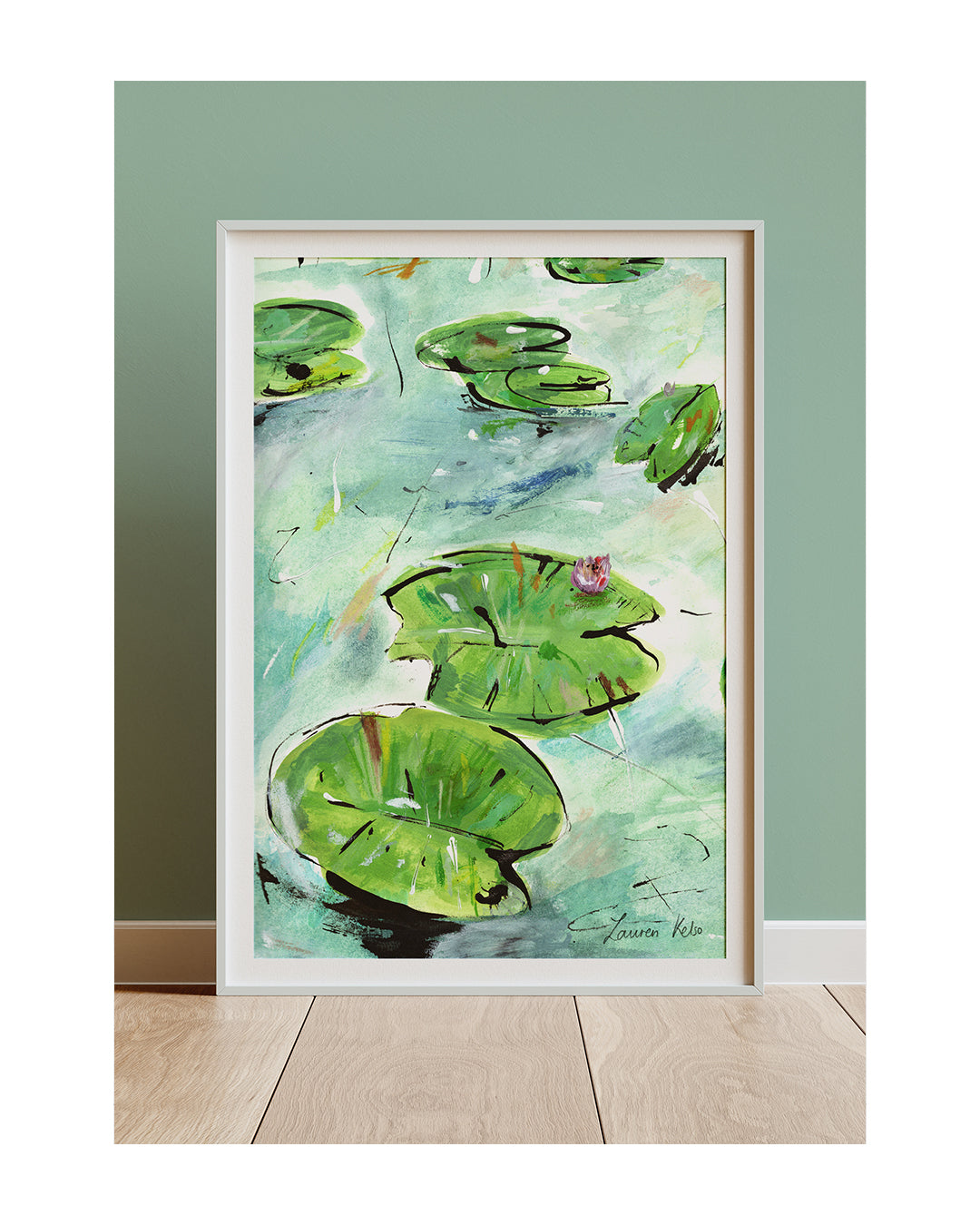 'WATERLILIES' PRINT